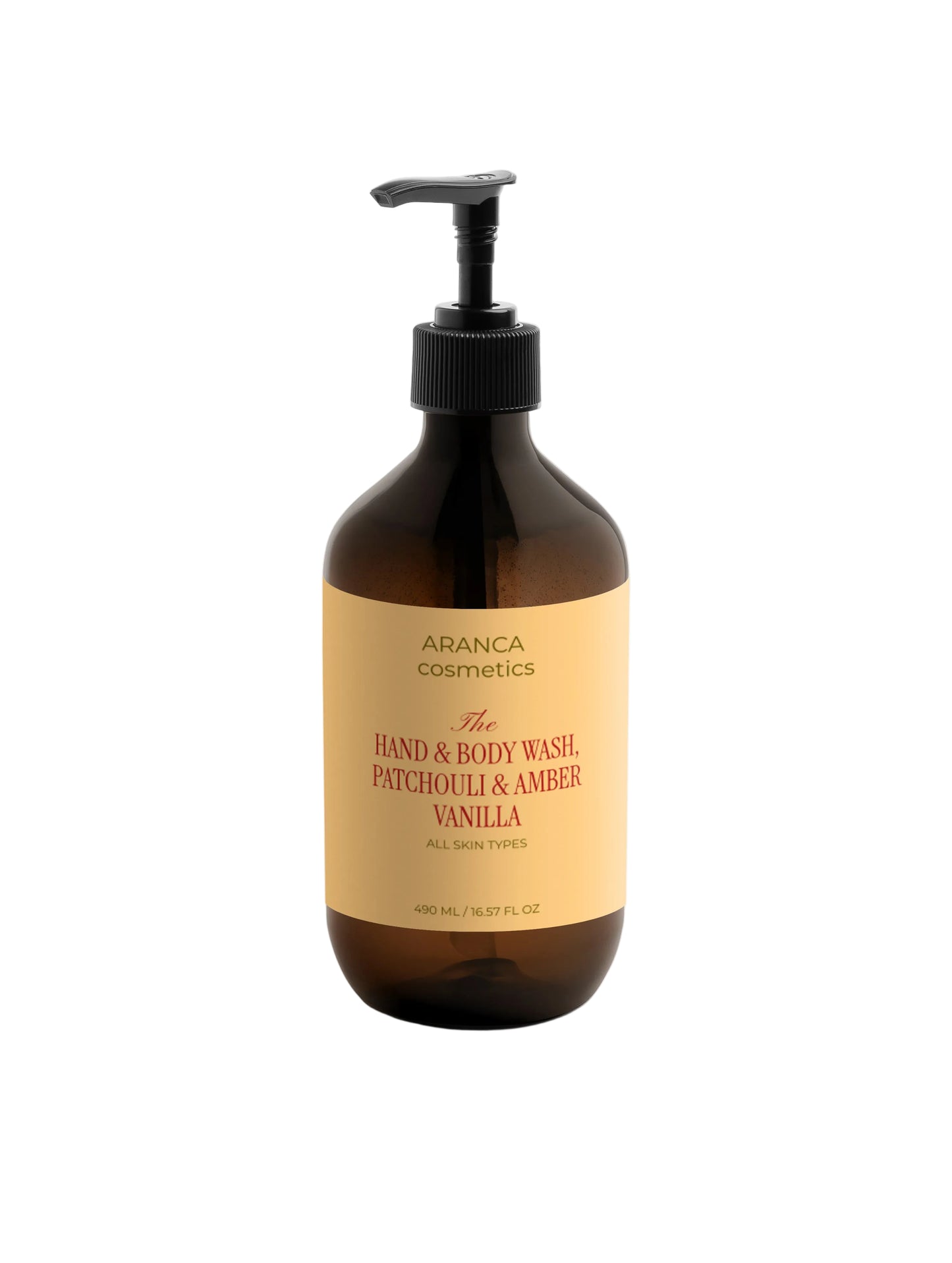 Hand & Body Wash – Patchouli & Amber Vanilla