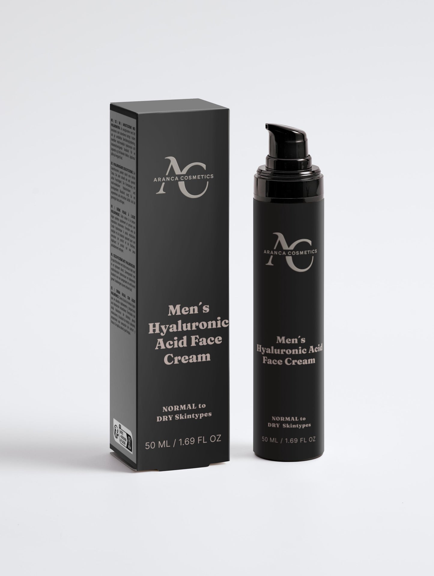 Men's Hyaluronic Acid Face Cream - Hydrating & Post-Shave Soothing