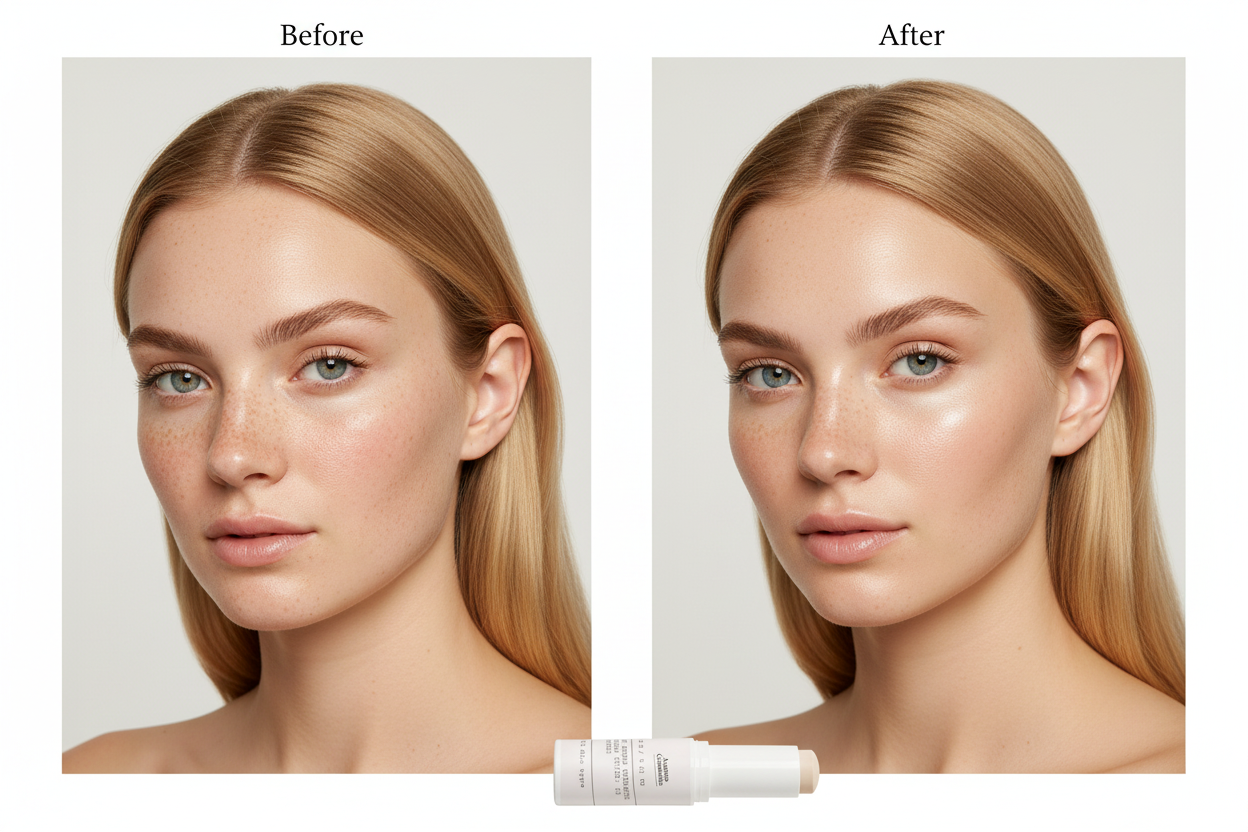 CC Cream SPF30 – Before & After Light Blonde