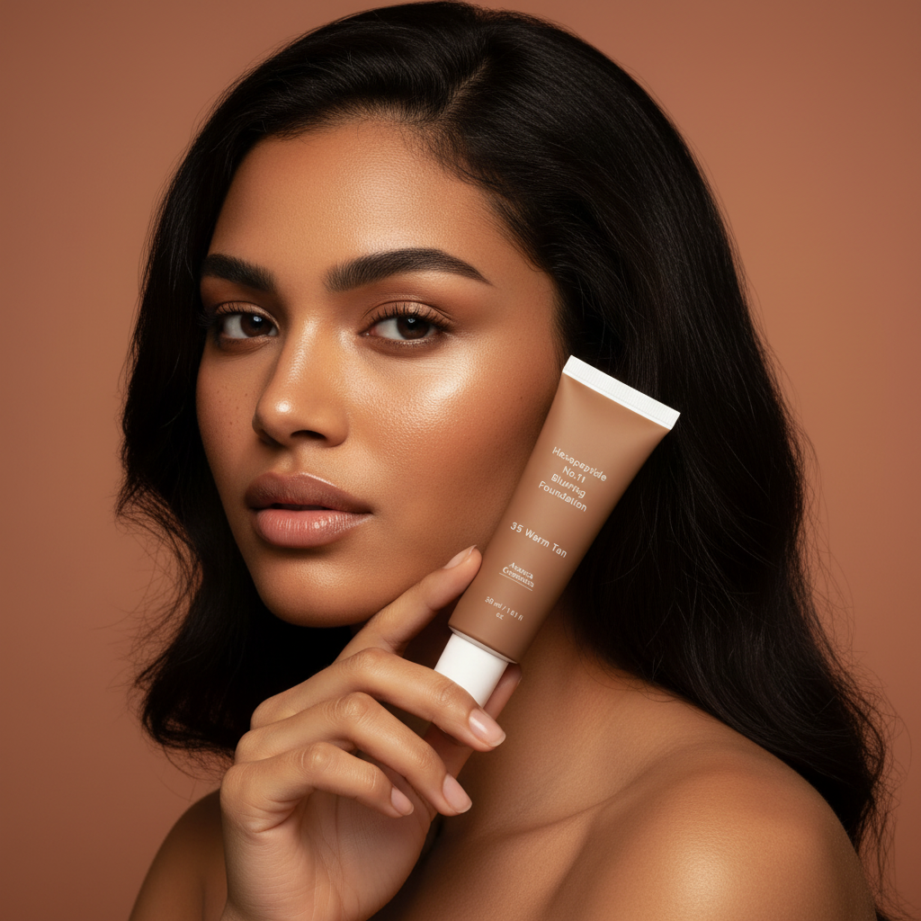 Foundation 35 Tan Warm - Model
