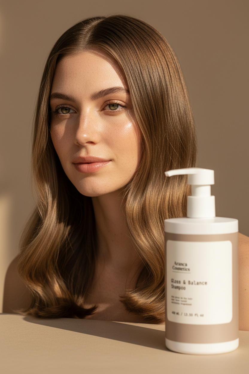 Gloss & Balance Shampoo – Cinematic Visual