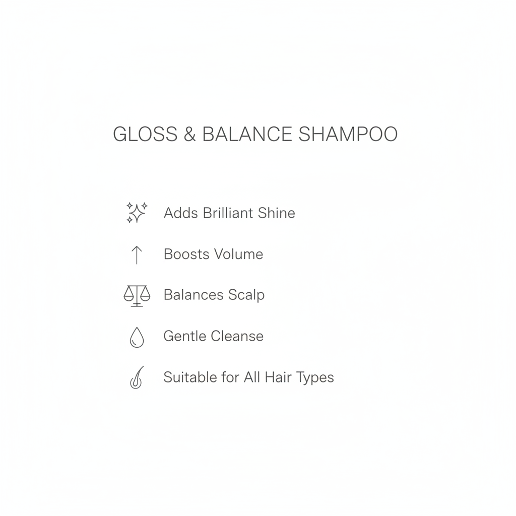 Gloss & Balance Shampoo Key Benefits