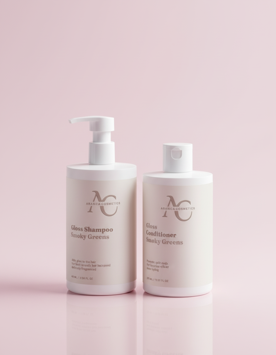 Gloss Shampoo and Conditioner Smoky Greens duo