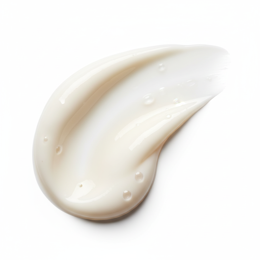Gloss & Balance Conditioner - Extreme macro close-up of creamy texture