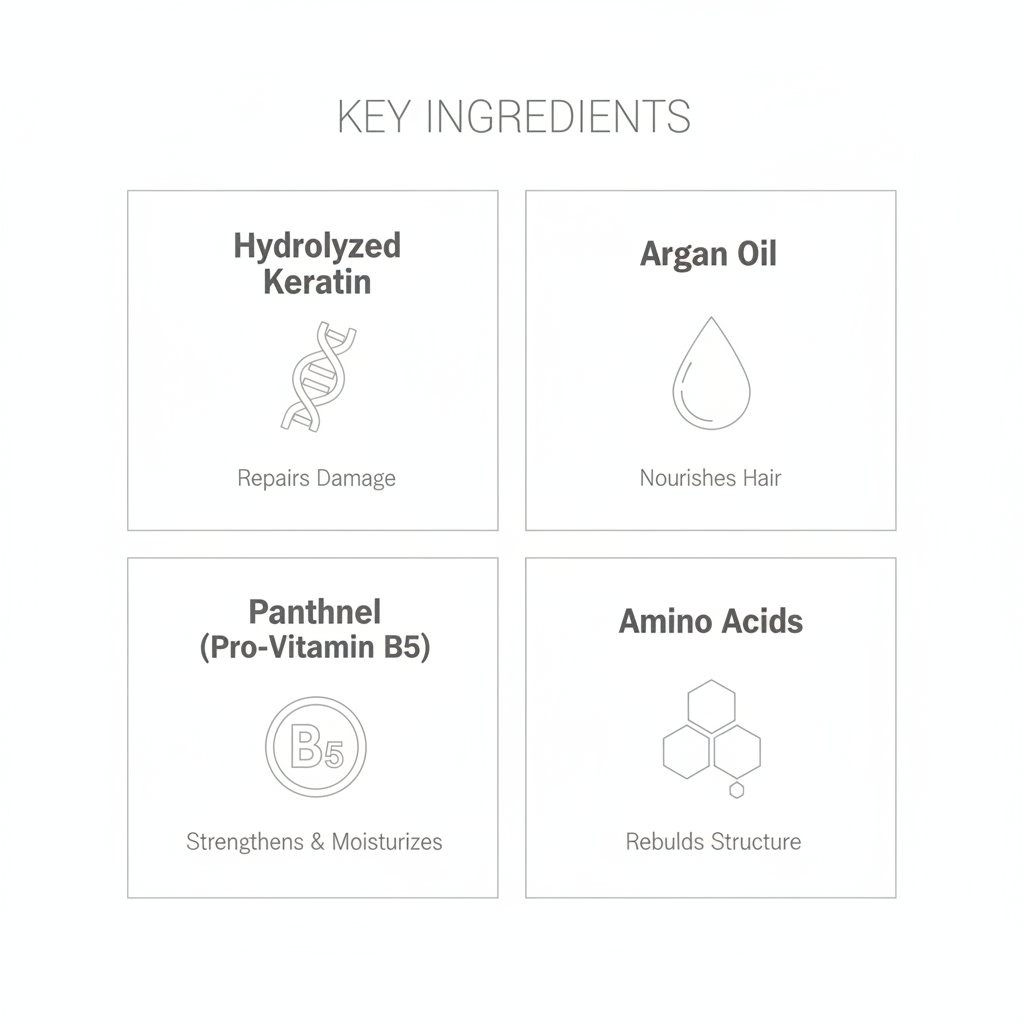 Keratin Intensive Rescue Shampoo Key Ingredients