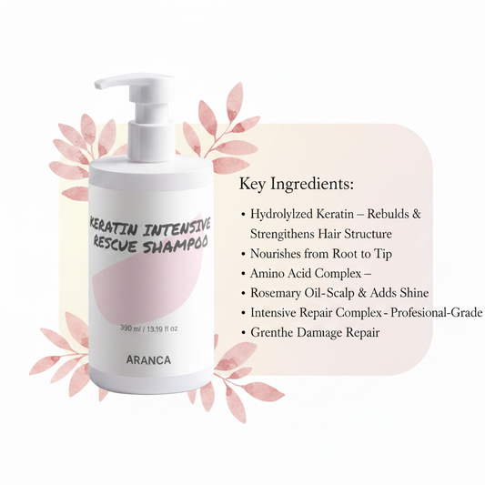 Keratin Intensive Rescue Shampoo – Key Ingredients