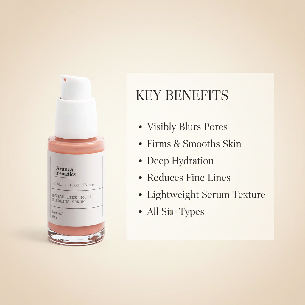 Key Benefits strak Hexapeptide Serum