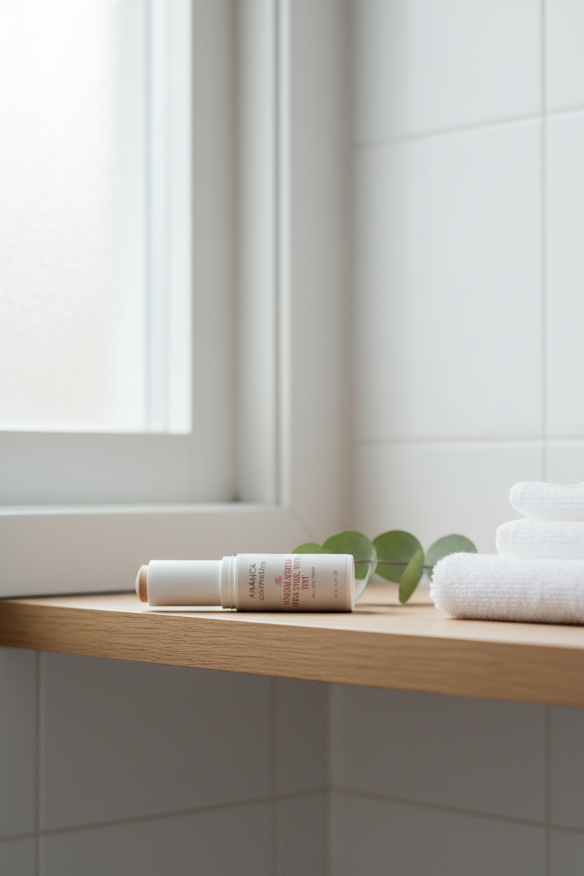 Mineral Shield SPF50 Badkamer Shot