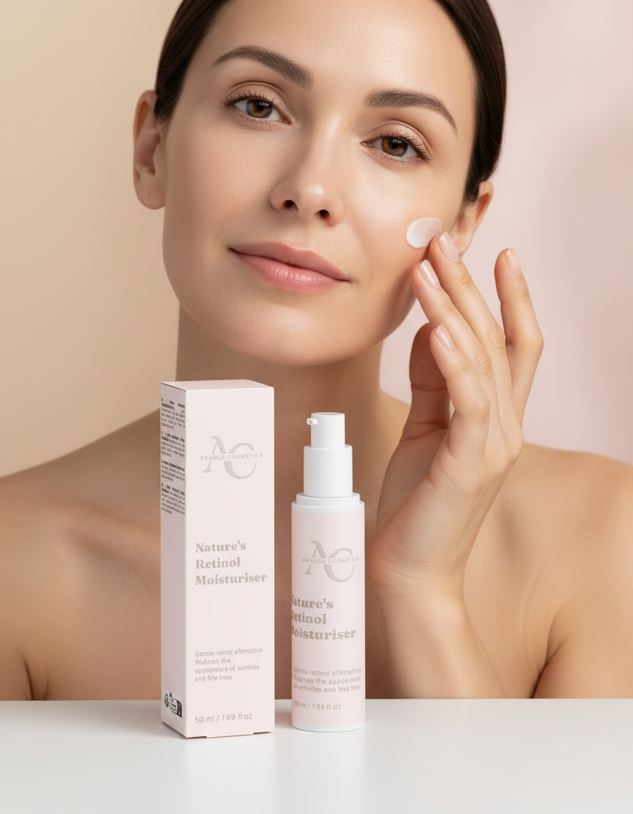 Nature's Retinol Moisturiser application lifestyle