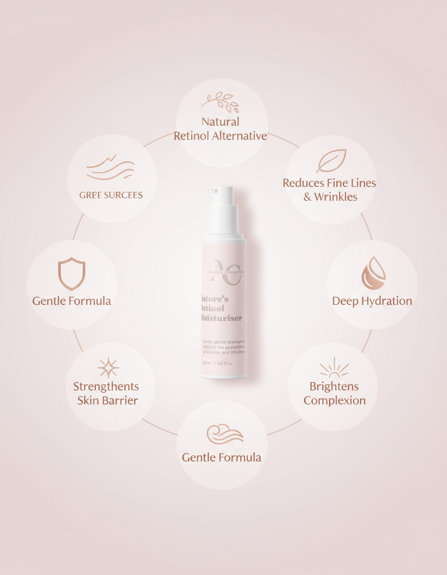Nature's Retinol Moisturiser key benefits