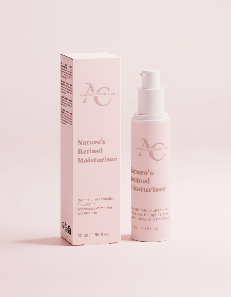 Nature's Retinol Moisturiser with packaging