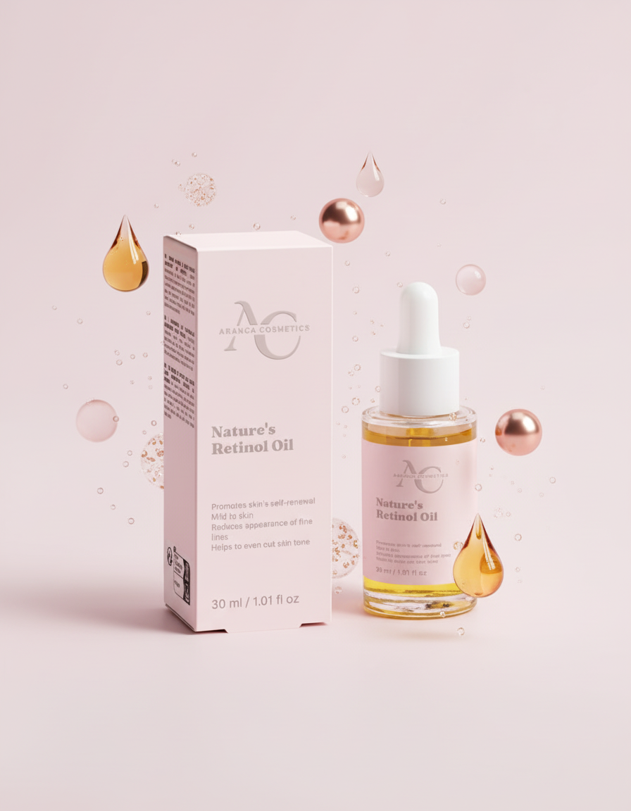 Nature's Retinol Oil 3D droplets