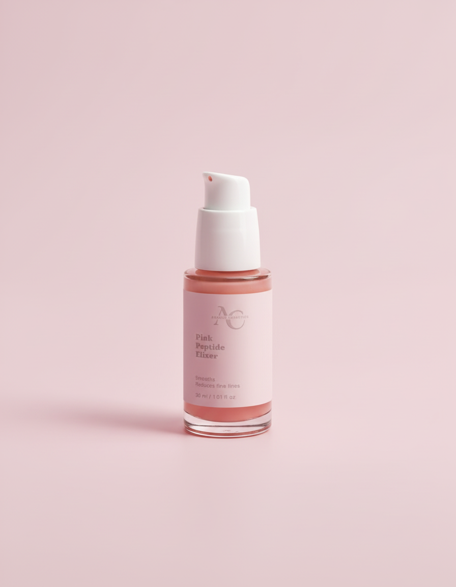 Pink Peptide Elixir clean minimal