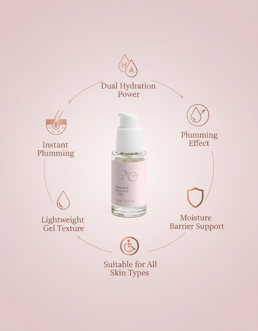 Plump & Hydrate + HA key benefits