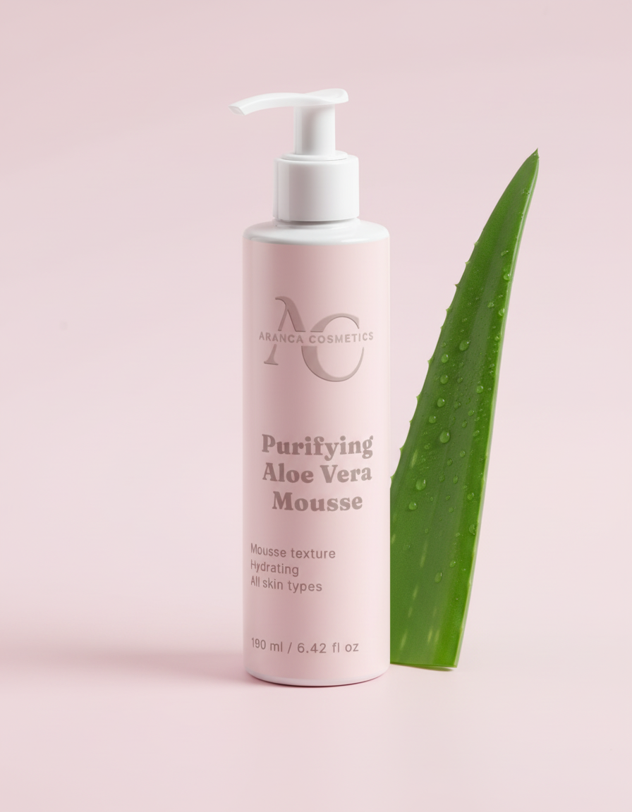 Purifying Aloe Vera Mousse with aloe