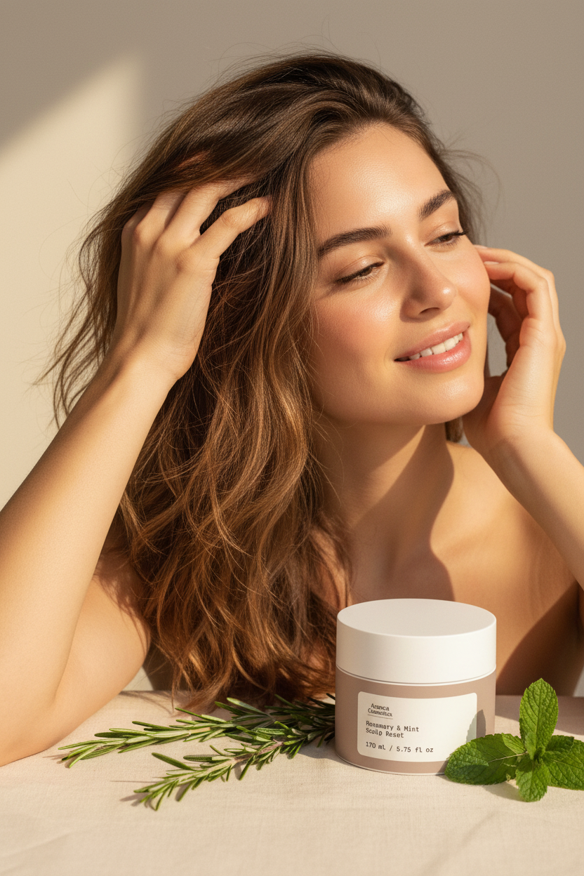 Rosemary & Mint Scalp Reset – Cinematic Visual