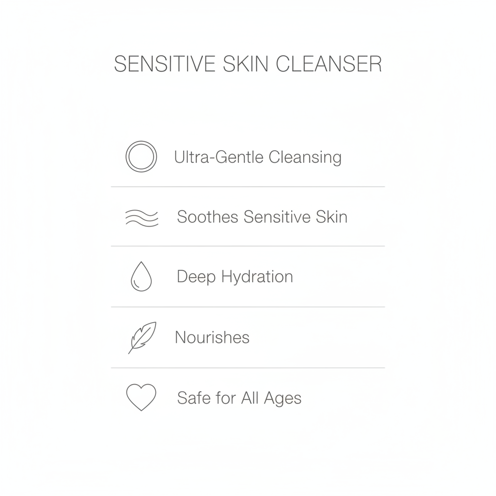 Sensitive Skin Cleanser Benefits