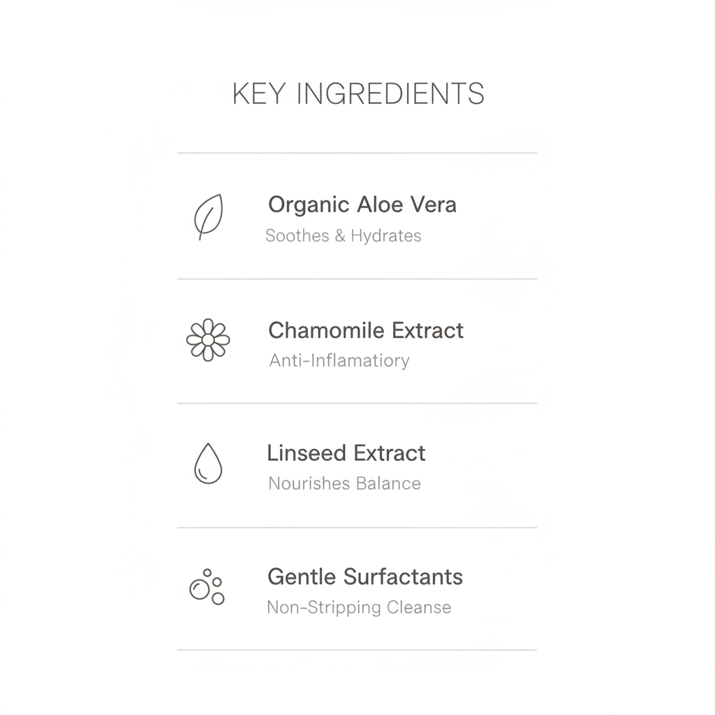 Sensitive Skin Cleanser Ingredients