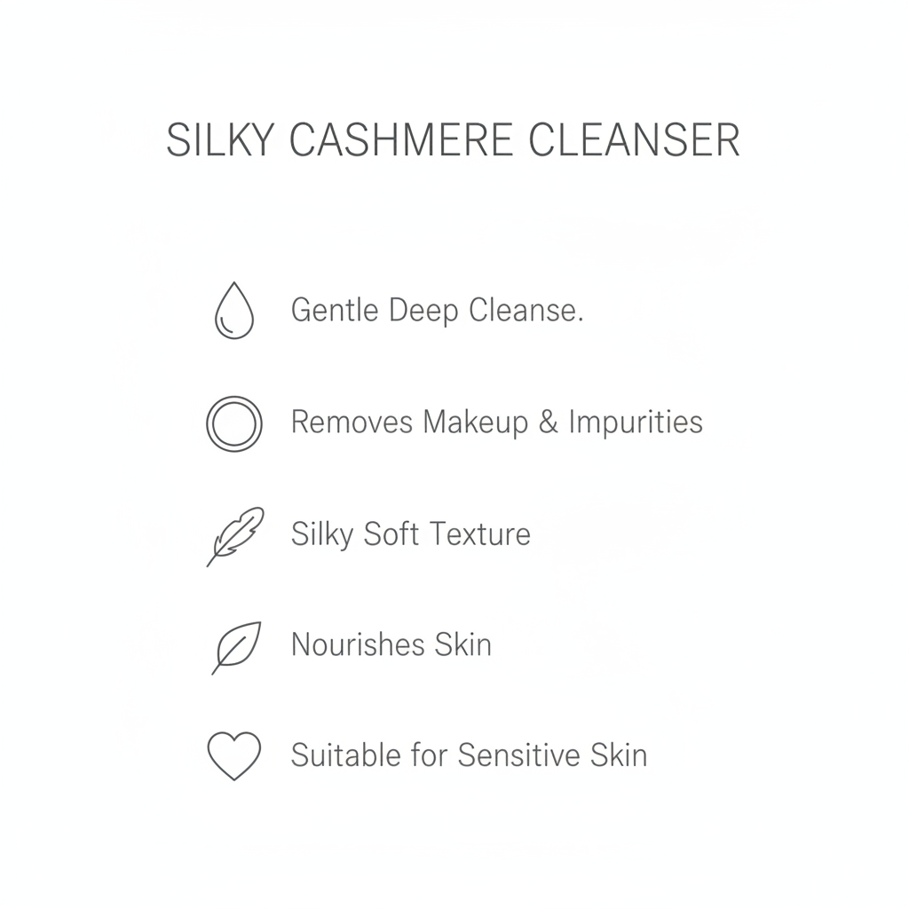 Silky Cashmere Cleanser Key Benefits
