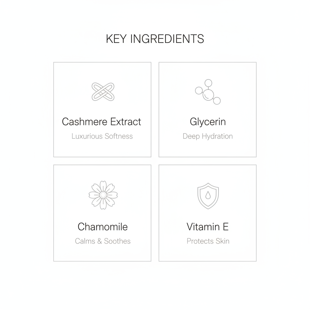 Silky Cashmere Cleanser Key Ingredients