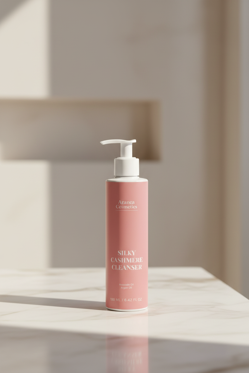 Silky Cashmere Cleanser - Luxury Lifestyle Visual