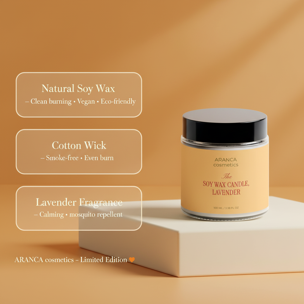 Soy Wax Candle – Key Features