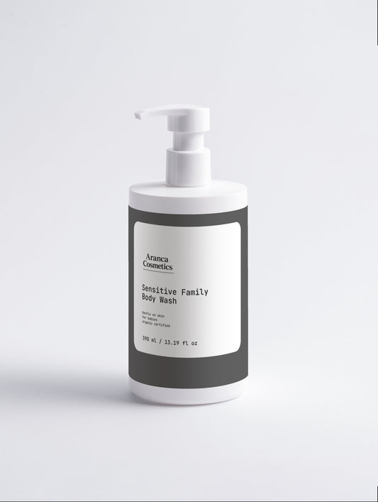 Sensitive Family Body Wash 390ml - Aloe Vera & Chamomile Shower Gel