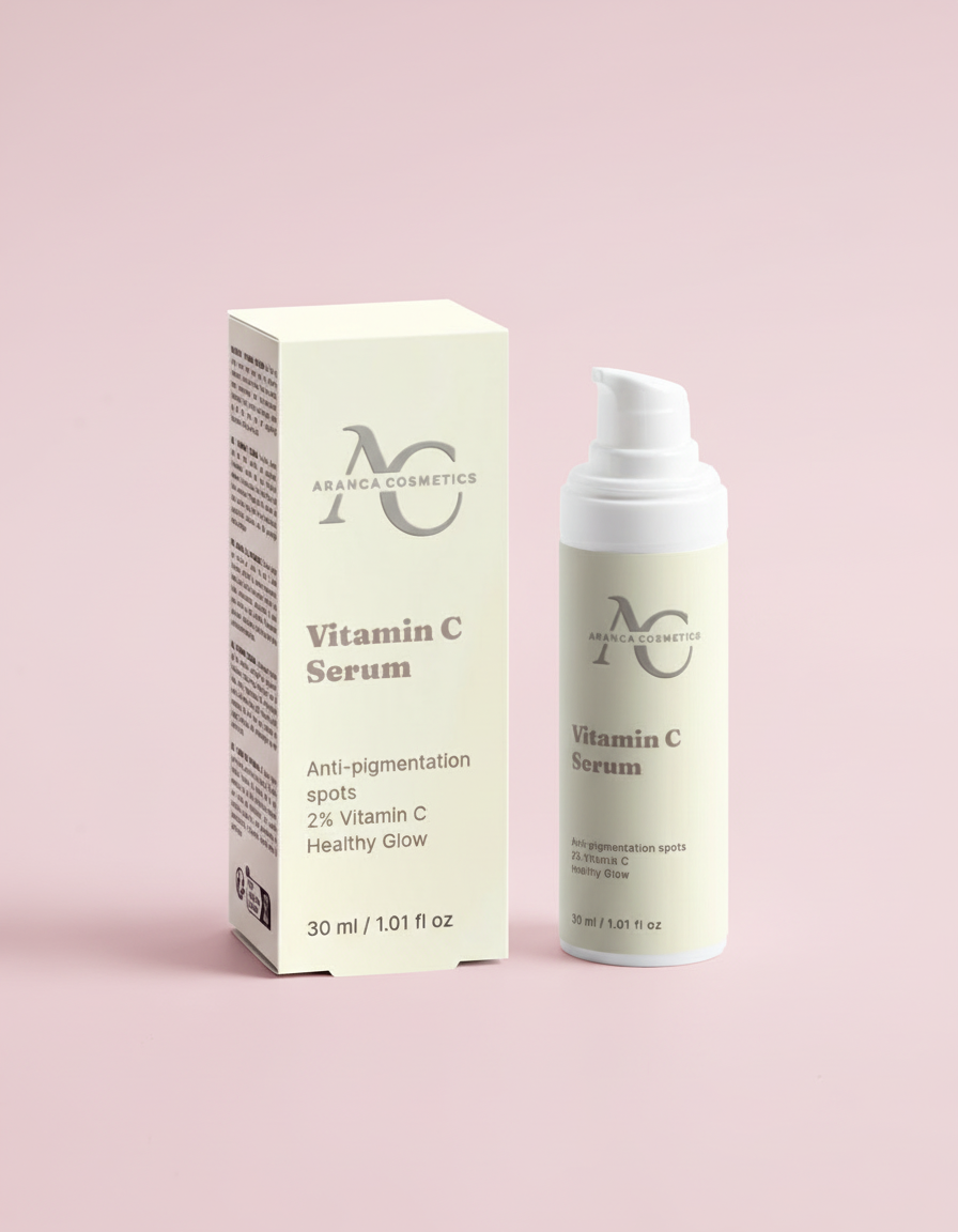 Vitamin C Serum with packaging