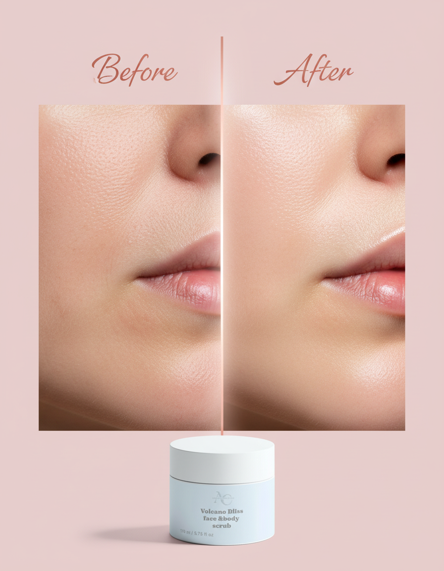 Volcano Bliss before and after